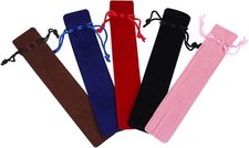 20pcs Velvet Drawstring Pen Pouch, Velvet Pen Pouch Case Pencil Bag Pen Bag/Hold