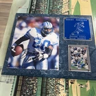 Barry Sanders Signed Photo Plaque Sports Immortals COA.   JFD