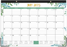 Desk Calendar 2025-2026, 18 Months Calendar from July 2025 to December 2026, 17"
