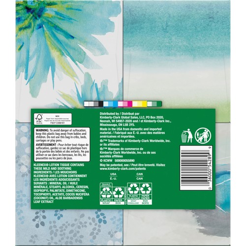 Kleenex Soothing Lotion 3-Ply Tissues, White, 60 Per Box, 4-Pack - Bild 3 von 8