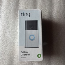 Ring Battery Doorbell 2024 HD Smart Wifi Video Doorbell - Satin Nickel