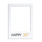 2 Pcs Photo Props Birthday Party Decorations for Adults Paper Frames Cutout