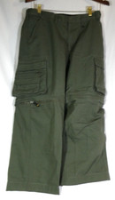 Boy Scouts Pants Youth 16 RELAXED Green Switchback Convertible BSA Uniform EUC
