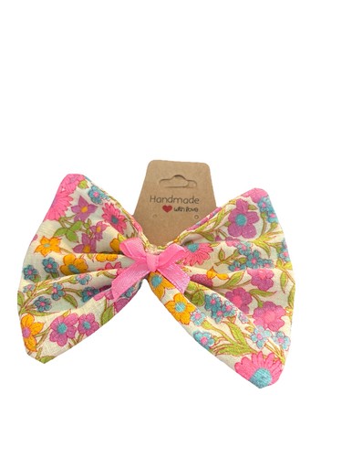 hair clip accessory vintage floral handmade new - Picture 1 of 8