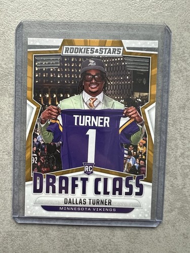 Dallas Turner RC Minnesota Vikings Rookies&Stars Draft Class NFL Football 2024 - Bild 1 von 2