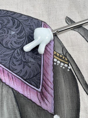 John Robshaw Anthropologie Akzent Dekokissen Schein ELEFANTEN bemalt 17x32 - Bild 14 von 14