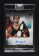 2023-24 Topps Three 3 Gold /10 Rayan Rupert (Vertical) RPA Rookie Patch Auto RC