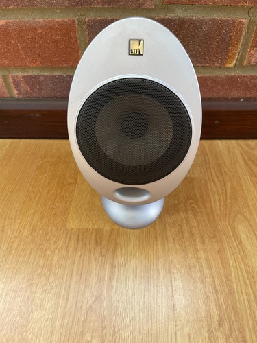 KEF Egg HTS2001 SP3327 Satellite Speaker x 1 Single Silver/Grey Tested & Working