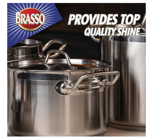 8 oz Brasso Metal Polish –All Purpose Cleaner for Brass, Bronze, Chrome & Copper