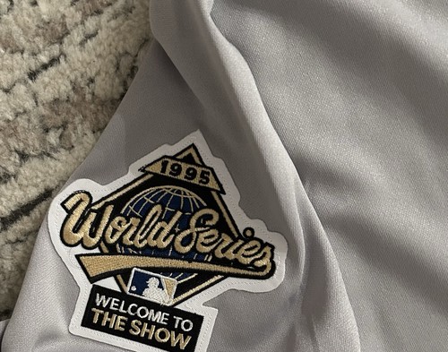 Camiseta Majestic Auténtica Atlanta Braves John Smoltz 1995 Serie Mundial Hombre’s XL - Imagen 6 de 10