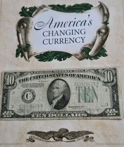 Series Of 1934 C $10 And $20 Circulated Banknotes  - Picture 11 of 11