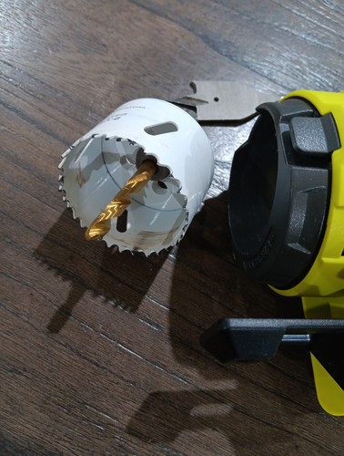 Kit de instalación de cerradura de puerta de madera/metal con sierra de calar bimetálica, broca de pala - *LEER* - Imagen 4 de 10