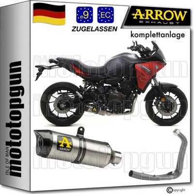 ARROW KOMPLETTANLAGE OP LOW THUNDER ALUMINIUM C YAMAHA TRACER 7 2021 21 2022 22