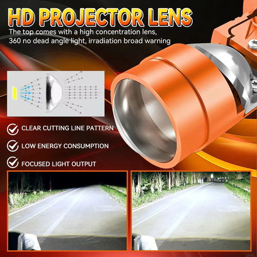 Led Headlight Bulbs 6000K 4300K 3000K H7 Projector Lens 2000W High Low Beam 12V - Bild 11 von 18