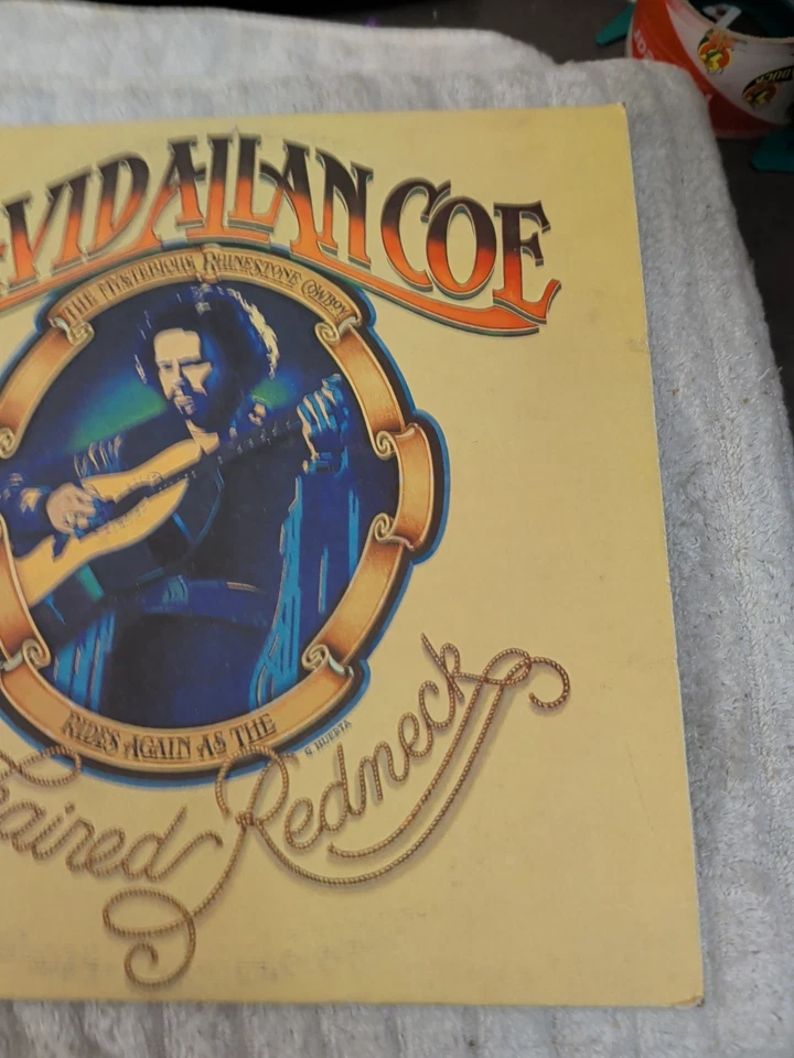 DAVID ALLAN COE Longhaired Redneck 1976 VINYL LP Record Columbia KC 33916 Foto 2 de 4