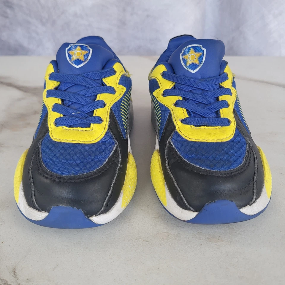 Puma RSX x Paw Patrol Blue/White/Yellow Size 10 C - Image 3 of 4