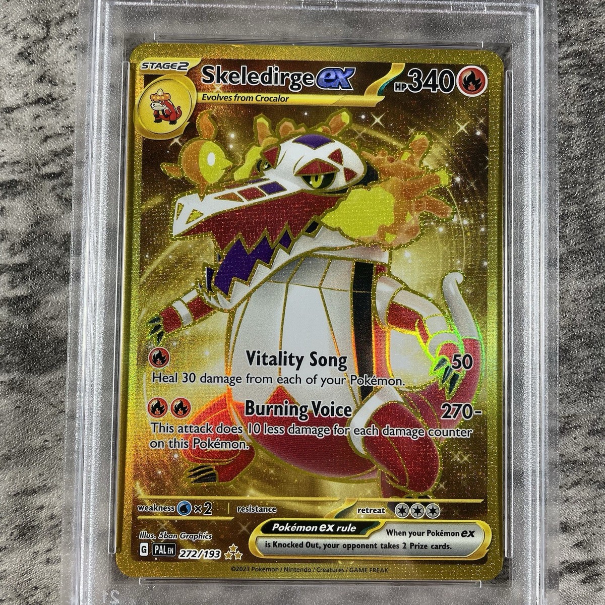 Skeledirge ex 272/193 Sv02: Paldea Evolved Holo for sale Skeledirge ex 272/193 Sv02: Paldea Evolved Holo for sale