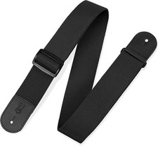 Levy's Leathers M8POLY-BLK 2" Polypropylene Guitar Strap w/ Tri-glide Adjustment