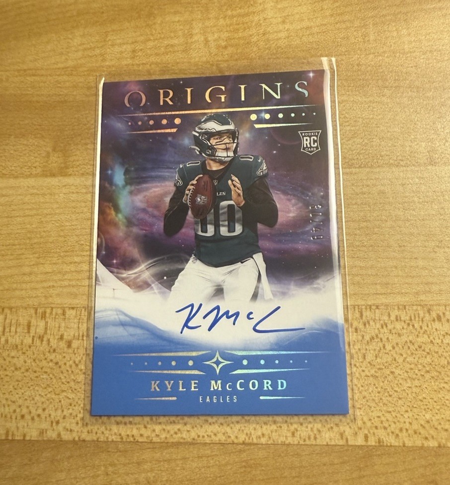 KYLE MCCORD 2025 Origins BLUE /49 Rookie Autograph RC SP #RA-KMC ON CARD AUTO