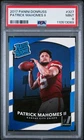 2017 PANINI DONRUSS #327 PATRICK MAHOMES II ROOKIE RC PSA 9