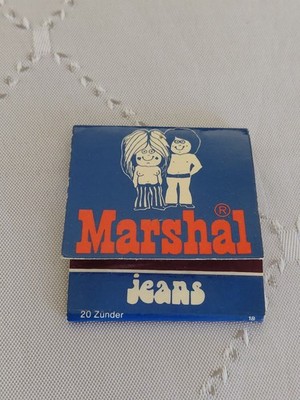 Streichholzheftchen, Marshal Jeans, Jeanswear, 90er Jahre, Jeanshose