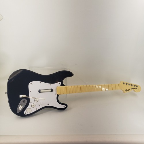 Rock Band Harmonix Fender Stratocaster Gitarre 822151 schwarz ohne Donlgle ungetestet  - Bild 1 von 13