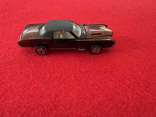 Hot Wheels Redline 1968 Chocolate Brown White Interior Custom Eldorado US Base.
