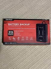 CyberPower SX650U 8-Outlet 650VA PC Battery Backup - Black