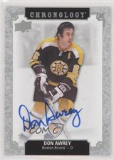 2018-19 Upper Deck Chronology Franchise History Don Awrey #FH-BO-DA Auto df7