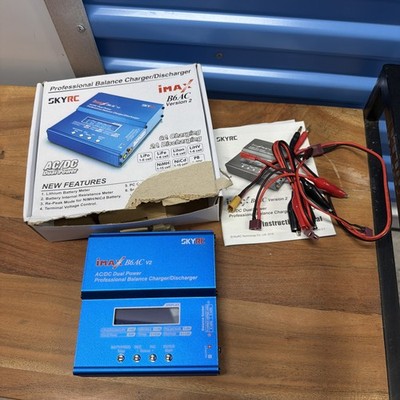SkyRC iMAX B6AC V2 AC/DC LiPo Balance Charger Discharger w/ Cables Box