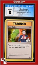 XY Black Star Promo Gym Badge XY210 Pokemon League CGC 8 on eBay