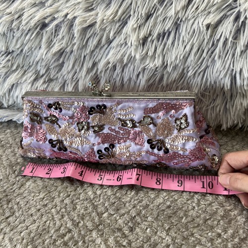 Max Mayer Vintage Pailletten Clutch, Hand, Crossbody Abendtasche - Bild 11 von 12