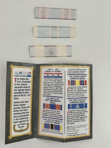 1987 Vintage GI Joe ARAH Lot (3) Fort Wadsworth, Gulf Of Mexico, Springfield Med - Bild 2 von 3