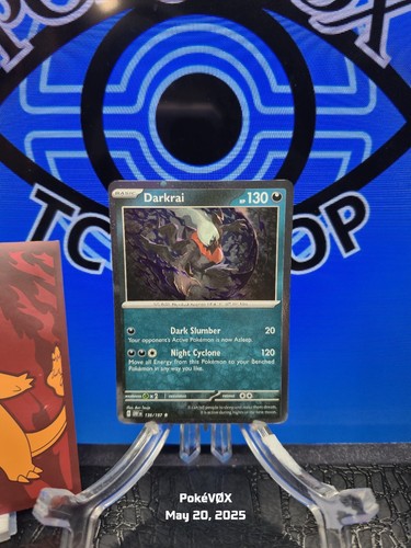 Darkrai 136/197  Cosmos Exclusive Promo with Swirls.