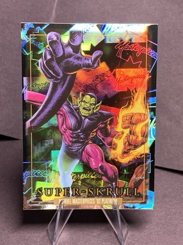 2024 Skybox Marvel Masterpieces '92 Platinum - #84 - Super Skrull - Holofoil