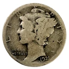 1921-D Mercury Head Dime (About Good Details)