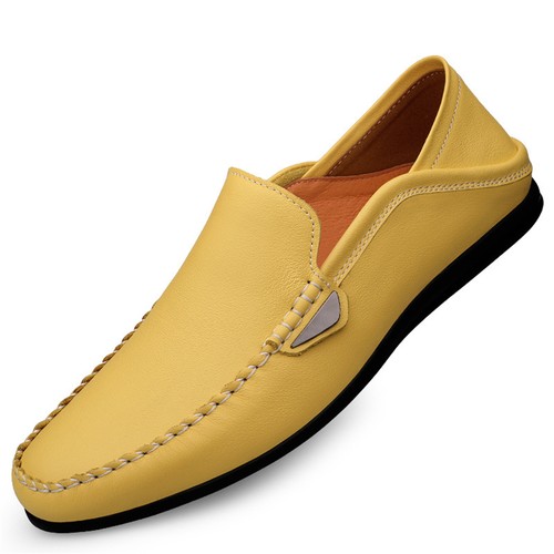 Mocasines clásicos Penny para hombre mocasines planos sin cordones de cuero suave zapatos para conducir - Imagen 13 de 14