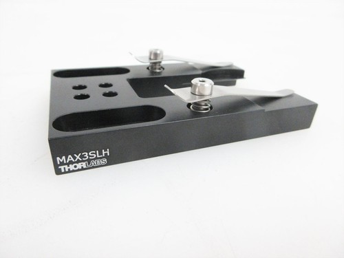 THORLABS MAX3SLH MICROSCOPY SLIDE HOLDER FOR MICROSCOPE MAGNIFICATION PETRI DISH - Picture 2 of 3