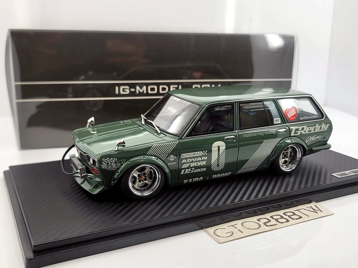 Ignition Model IG 1:18 Nissan Datsun Bluebird 510 Wagon KAIDO
