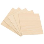 5pcs DIY leere Holzbretter unvollendete Holzbretter Holzbretter Materialien