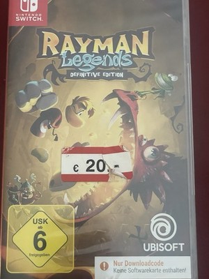 Rayman Legends - Definitive Edition (Nintendo Switch Neu OVP Code in Box  