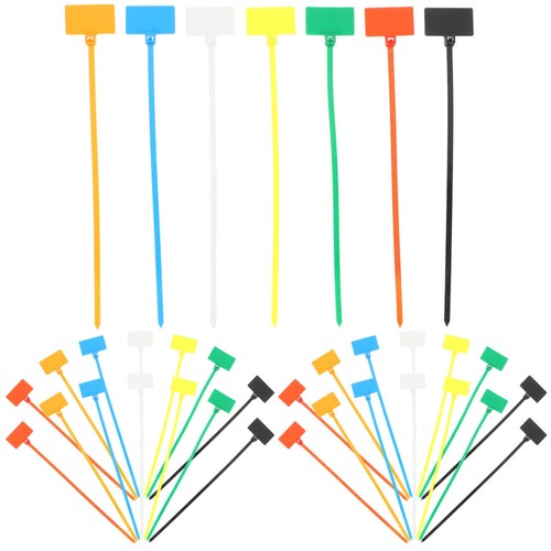 250 Stück Kabelbinder Elektrische Befestigungen Kabel Etiketten und Binder Marker - Bild 5 von 12