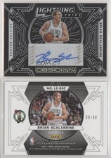 2020-21 Panini Obsidian Lightning Strike Signatures /99 Brian Scalabrine Auto