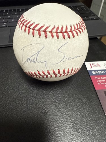 DANSBY SWANSON SIGNED AUTOGRAPHED OML BASEBALL! Braves, Cubs! JSA!