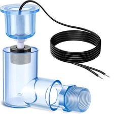 SS2 Float Switch for For overflow Protection with 6ft Wire and Transparent Case