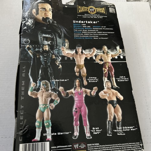 WWE WWF Jakks Classic SuperStars The Undertaker Collector Series Figure - Picture 6 of 7