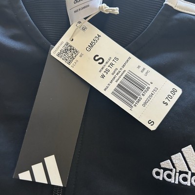 Adidas TS Tracksuit Women's Size Small S Athleisure Athletic Black