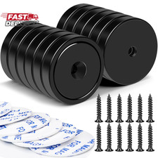 LOVIMAG Magnets,110Lb Waterproof Super Strong Neodymium Magnet with Hole for Wa