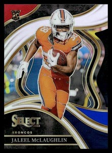 2023 Select Prizm Red and Blue Die Cut #265 Jaleel McLaughlin