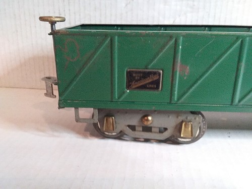 AMERICAN FLYER PREWAR STANDARD GAUGE 4017 GONDOLA - Picture 6 of 15